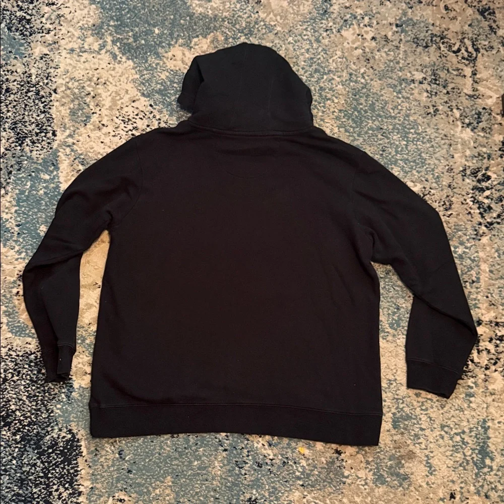 Fanatics Black Hoodie with Blue Dallas Mavericks Logo - Picture 4 of 4